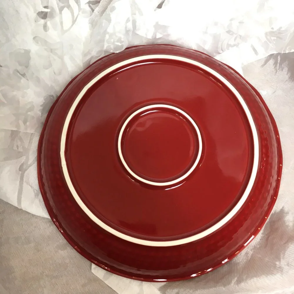 * Simply Homemade Pie Quiche  Just Cherry Ceramic Dish